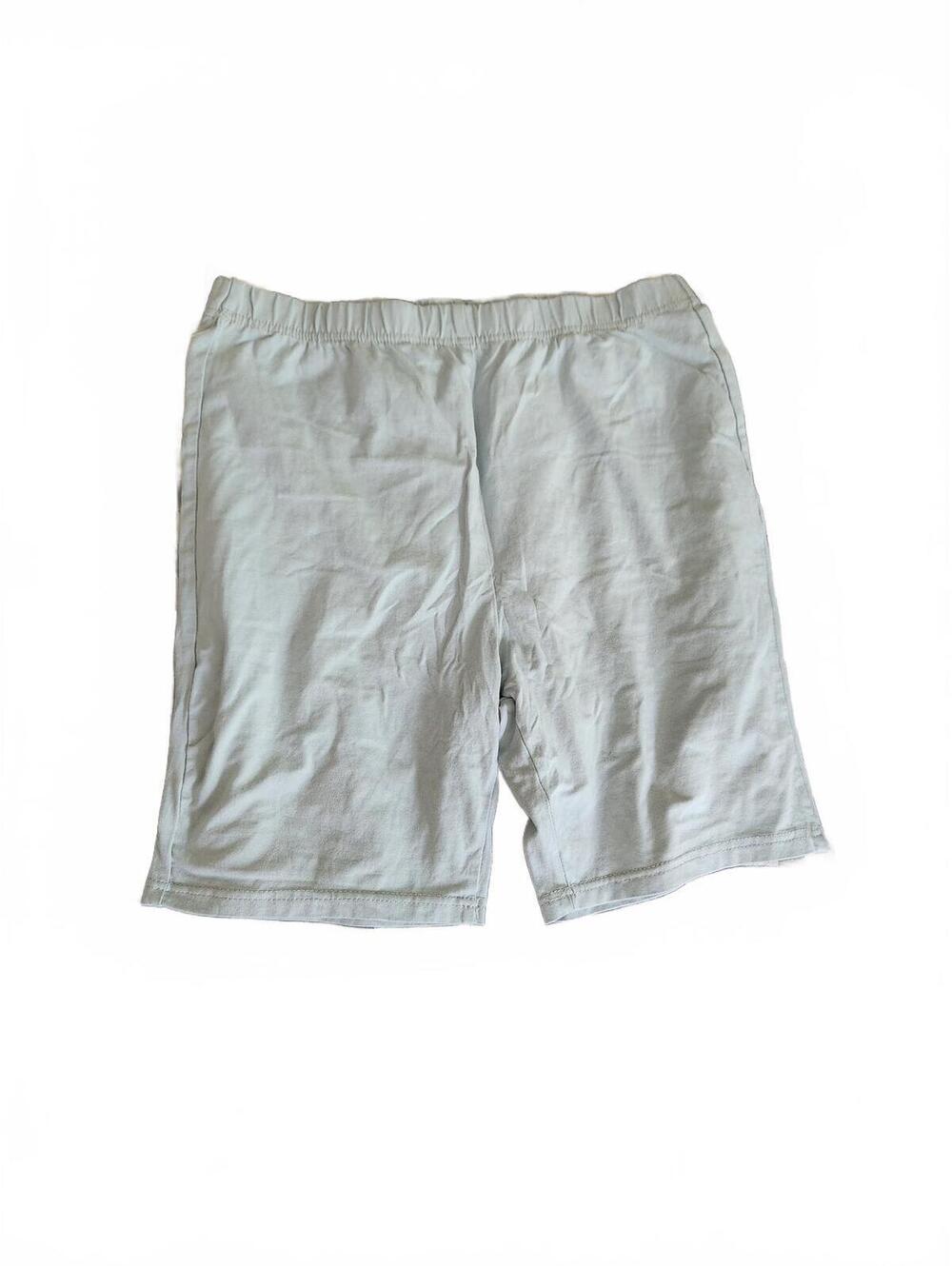 light blue cotton bike shorts